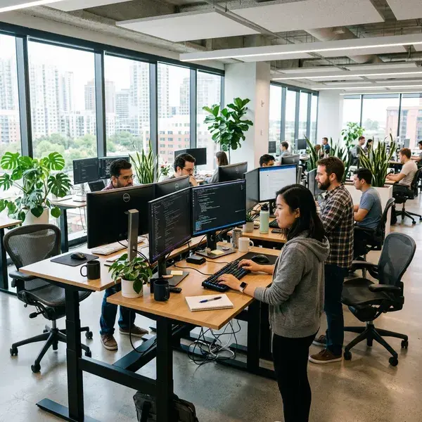 Modern workspace