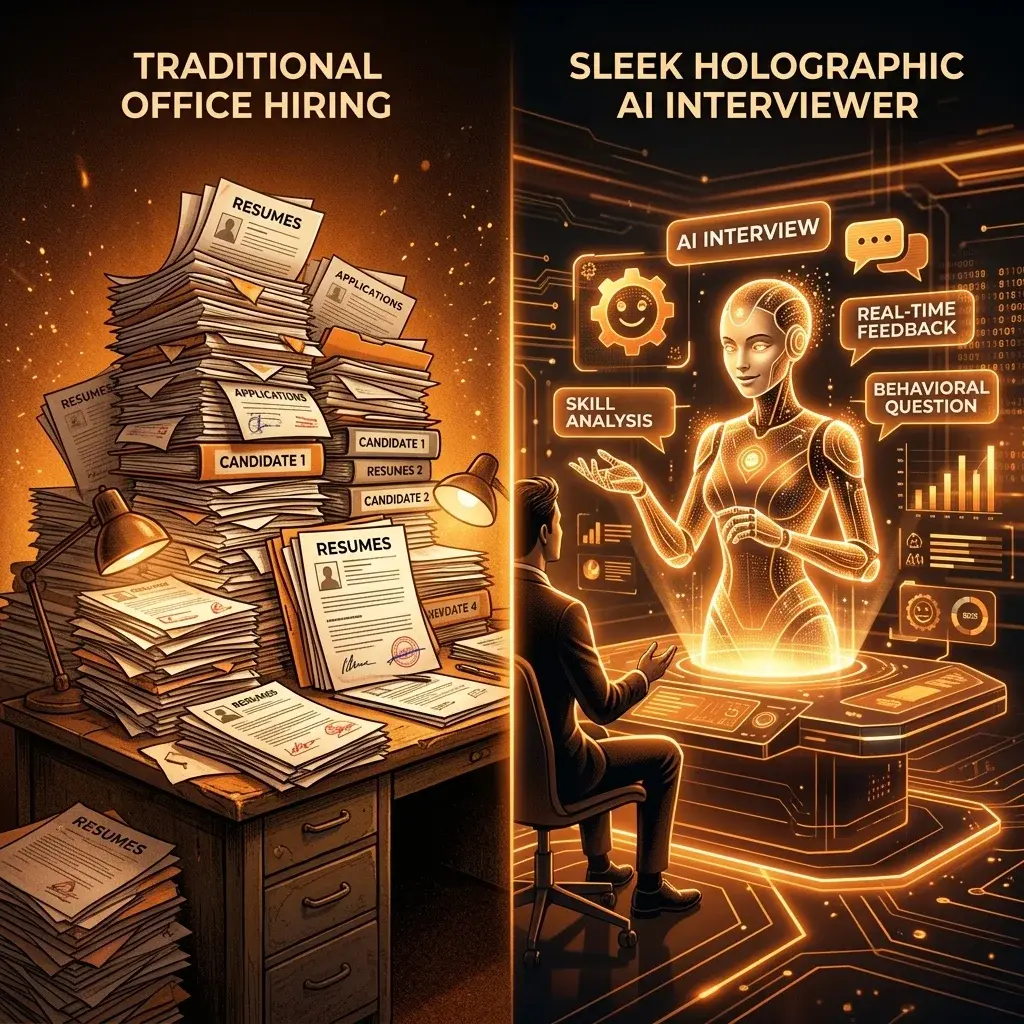 Traditional Hiring vs. AI Interviewers: A Side-by-Side Comparison